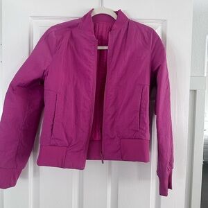Lululemon Non Stop reversible bomber. Barely used in good condition.